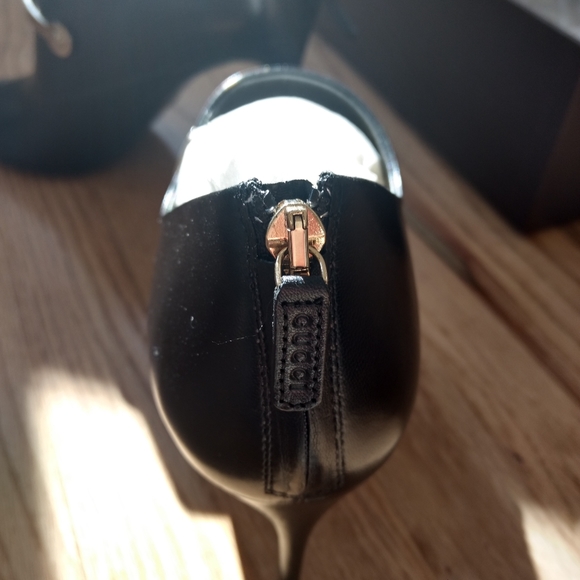 SOLD! Gucci Malaga Kid Open Toe Ankle Booties - Picture 7 of 8